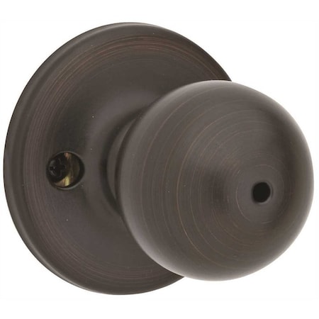 Kwikset Security Series Polo Privacy Door Knobset Venetian Bronze 300P-11P